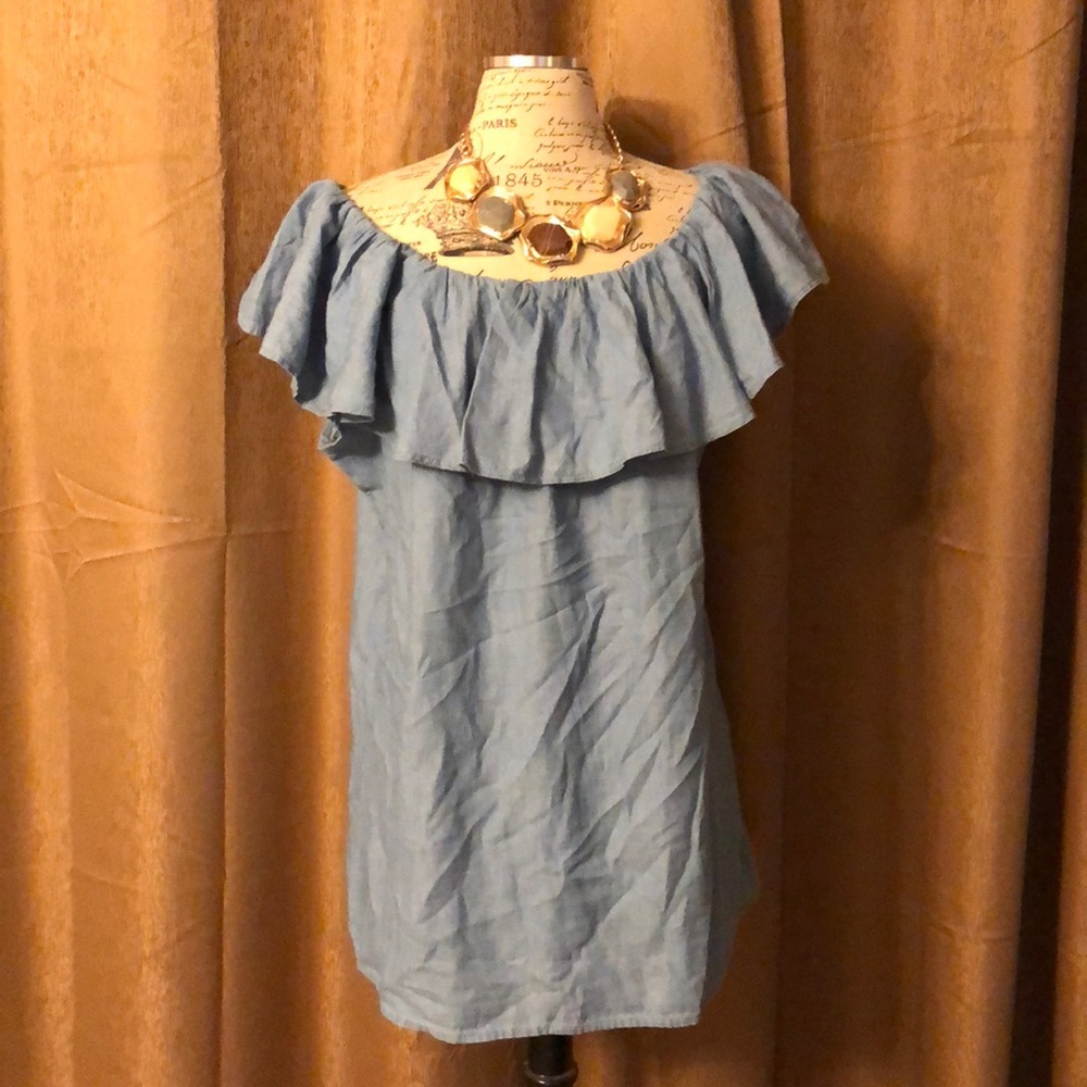 Faded Glory denim blouse